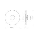Light Prestige Plafon COCO 60 cm biały LED