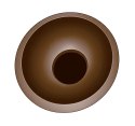 Light Prestige Plafon COCO 60 cm coffee LED