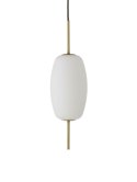 FRANDSEN lampa wisząca SILK S - mosiądz, szkło