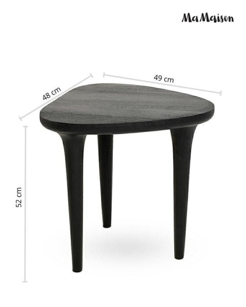 MaMaison stolik LAMINAR czarny / drewno