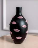 RICHMOND wazon KISSES L czarny