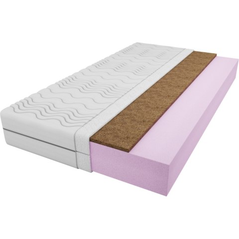 Materac piankowy + kokos 120x200 ERIC BLANC