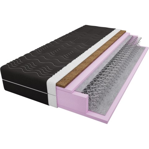 Materac sprężynowy + kokos 90x200 LOU NOIR