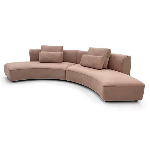 Sofa Roros nowoczesna zakrzywiona AK