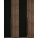 Szafa 180 MARGHERA 20 orzech elegant / czarny onyx