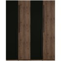 Szafa 180 MARGHERA 20 orzech elegant / czarny onyx