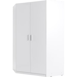 Szafa narożna 117cm PARMA 06 biały alpejski / biały połysk