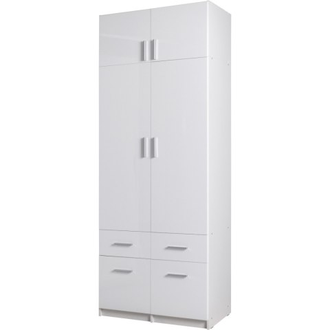 Szafa z szufladami 91cm PARMA 03 dąb wellington / grafit