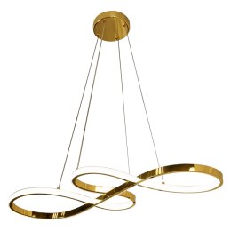 Light Prestige Lampa wisząca Twist złota LED CCT