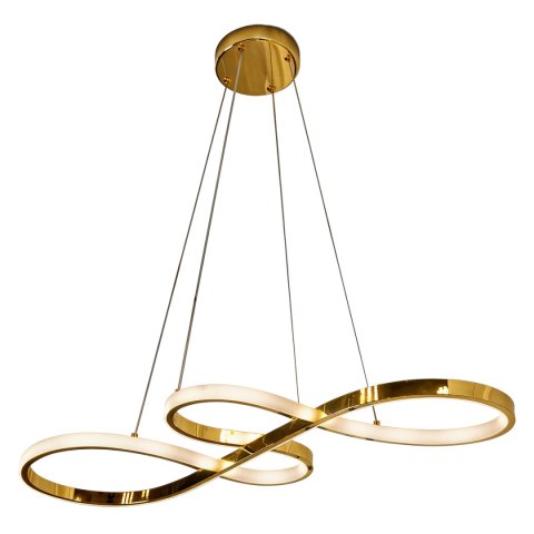 Light Prestige Lampa wisząca Twist złota LED CCT