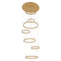 Light Prestige Lampa wisząca Hall 350 cm złoty LED CCT