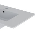Umywalka ceramiczna RIKA 80cm biała do łazienki