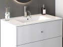 Umywalka ceramiczna RIKA 80cm biała do łazienki