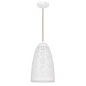 BENE LAMPA WISZĄCA 20/33 STOŻEK 1X60W E27 AŻUROWY BIAŁY