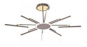 LAMPA DEKORACYJNA SUFIT 38W + PILOT - BRĄZ - ZŁOTO DL-F07 FARO