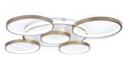 LAMPA DEKORACYJNA SUFITOWA 120W ZŁOTA + PILOT DL-Z03 SEMPRE