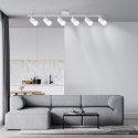 LAMPA SPOT 6xGU10 BIAŁA VOLO