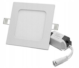 PANEL LED PODTYNKOWY PLAFON SUFITOWY KWADRAT PL-B03 6W B.ZIMNA