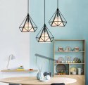 Lampa Loft Diament x3 Prosta