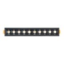 Lampa liniowa Led podtynkowa 20W 3000K czarna JDL-10T