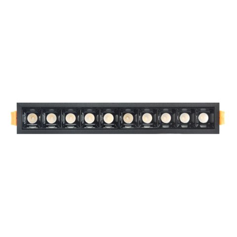 Lampa liniowa Led podtynkowa 20W 3000K czarna JDL-10T