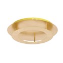 MERLE LAMPA SUFITOWA PLAFON 40 18W LED 3000K ZŁOTY