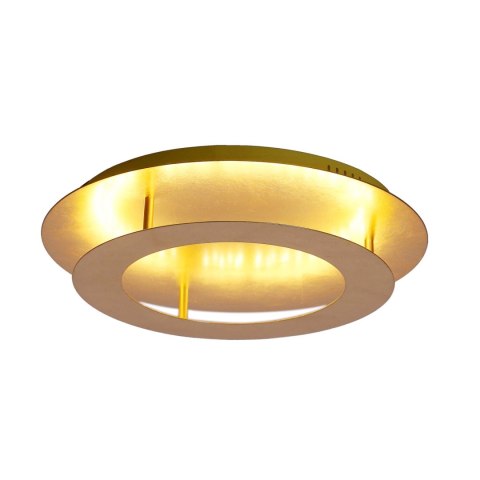 MERLE LAMPA SUFITOWA PLAFON 40 18W LED 3000K ZŁOTY