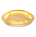 MERLE LAMPA SUFITOWA PLAFON 40 18W LED 3000K ZŁOTY