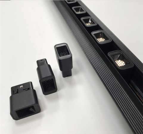 Soczewka magnetyczna prostokąt DDCX-HX-DGY02 2W 3000K