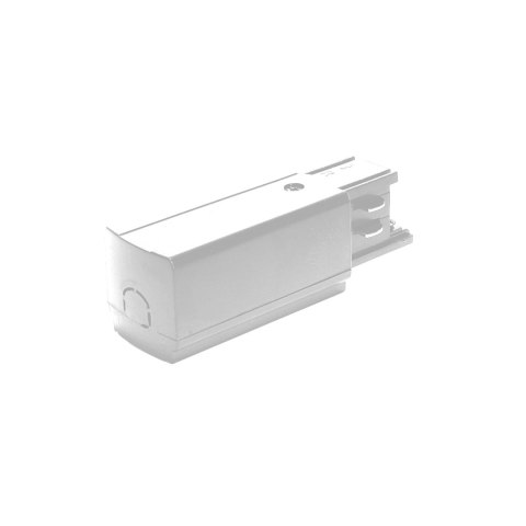 Końcówka zasilająca Track System LL-DX3 biały