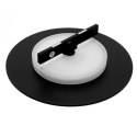 Kinkiet indirect okrągły do szyn magnetycznych UN5-YSBD Micro Magnetic 9W 4000K czarny