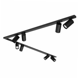 Lampa sufitowa BORA KJ2109 8xGU10 czarny
