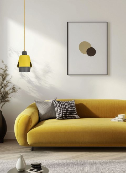 LAMPA WISZĄCA FALUN 1 ŻÓŁTY