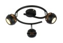 BONI SPIRALA 3X3W GU10 LED CZARNY
