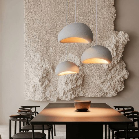 Light Prestige Lampa wisząca Nube 50cm biała
