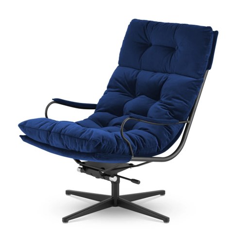 Fotel Sol XZ Granatowy - komfortowy fotel designerski do biura lub salonu