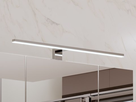 Oświetlenie LED nad szafkę ALICE 60cm chrom