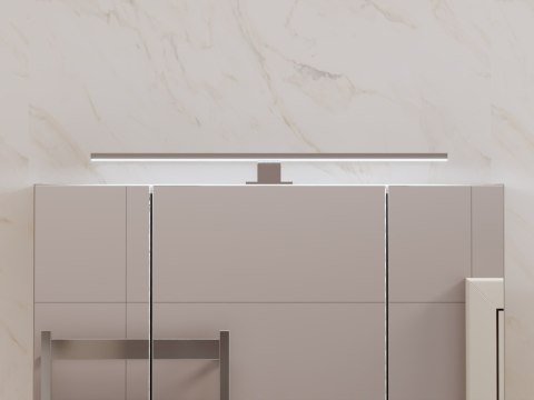 Oświetlenie LED nad szafkę ALICE 60cm chrom