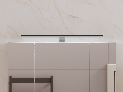 Oświetlenie LED nad szafkę ALICE 60cm czarny
