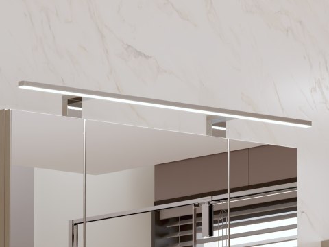 Oświetlenie LED nad szafkę ALICE 80cm chrom