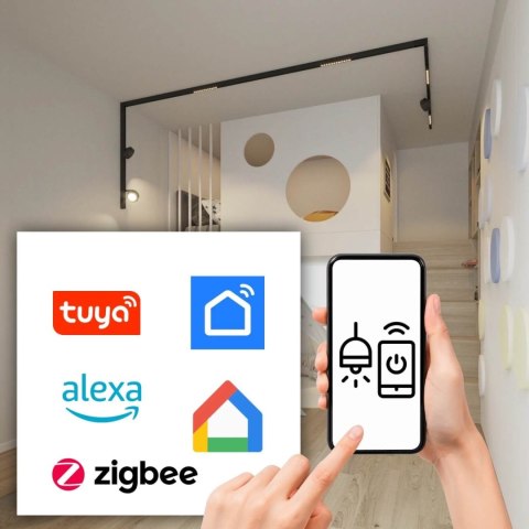 Lampa Wisząca Omikron Smart 11W Magnet Line LED czarny TLV-08-11TU