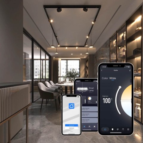 Lampa Wisząca Omikron Smart 11W Magnet Line LED czarny TLV-08-11TU
