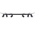 Plafon RING 6L czarny