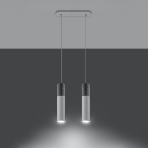 Lampa wisząca BORGIO 2 biały