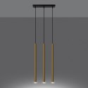 Lampa Wisząca PASTELO 3L złoty połysk