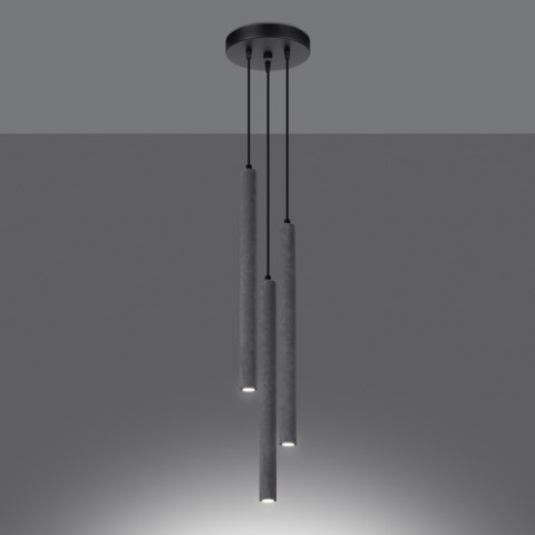 Lampa wisząca PASTELO 3P beton