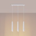 Lampa wisząca PRYSM 3L biała