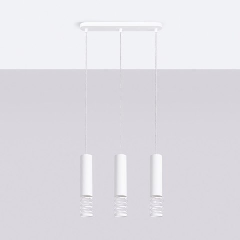 Lampa wisząca LAMI 3L biały