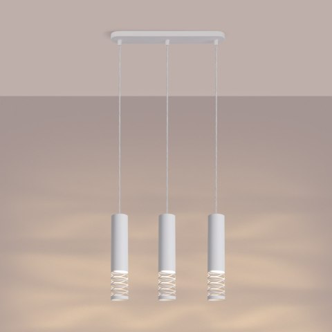 Lampa wisząca LAMI 3L biały