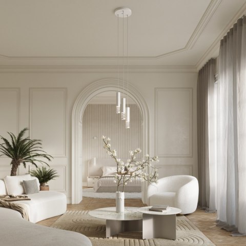 Lampa wisząca LAMI 3L biały